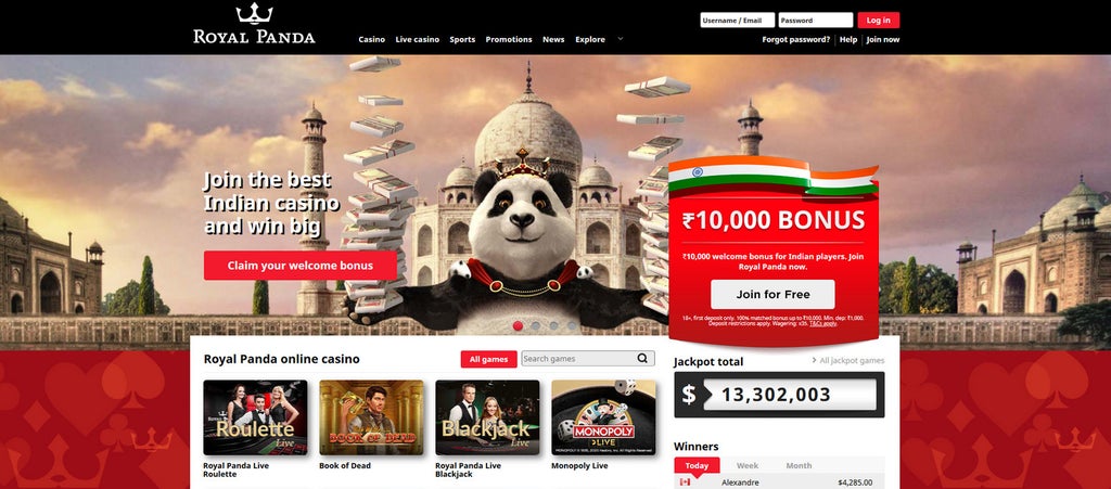 royal panda casino
