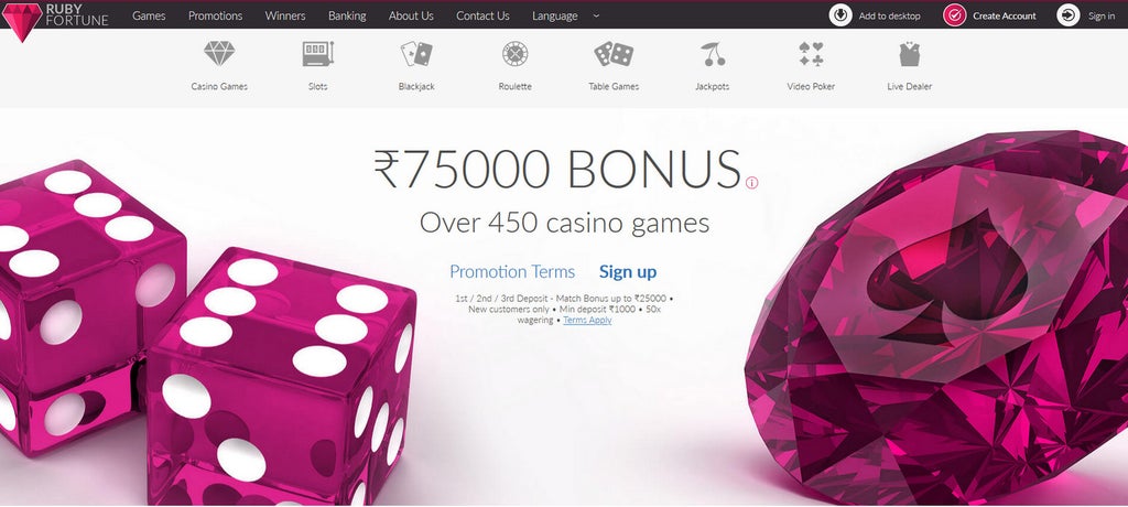 Rubi fortune sign up