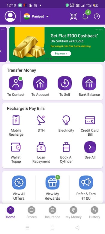 Depositing Money at an Online Casino