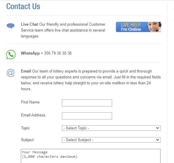 The Lotter Customer Support