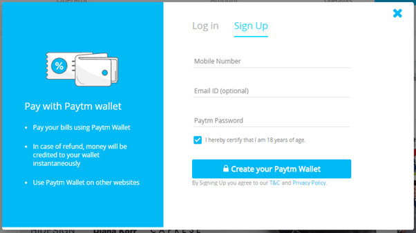 Open a PayTM Account