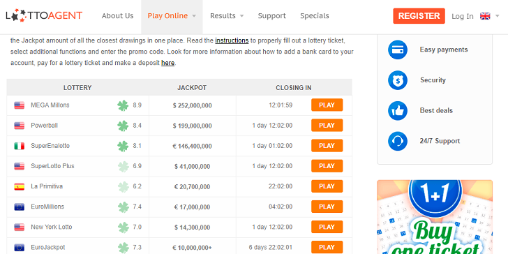 How does the Lotto Agent India Website Work