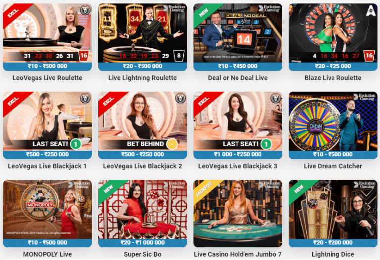 LeoVegas Live Casino