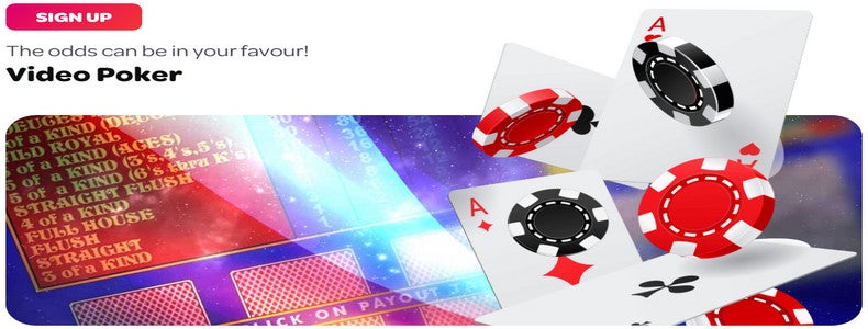 spin casino video poker games