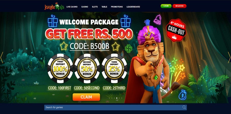 JungleRaja welcome bonus