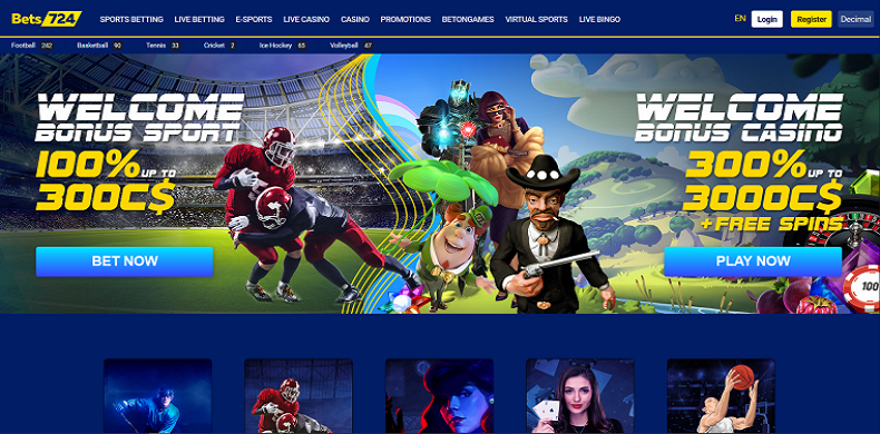 Register at Bets724