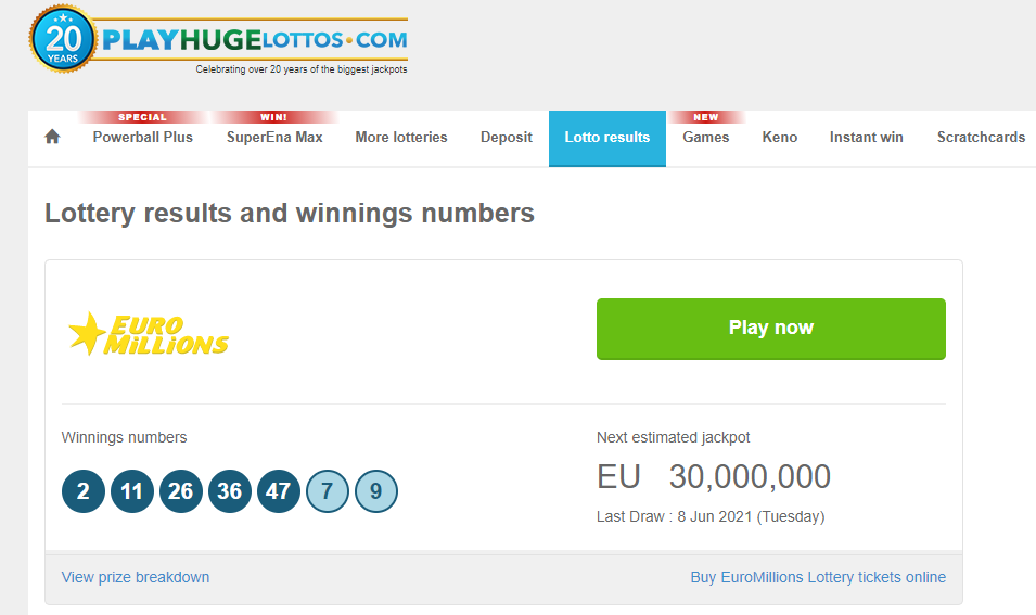 PlayHugeLottos Review